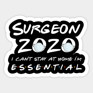 Surgeon 2020 Quarantine Gift Sticker